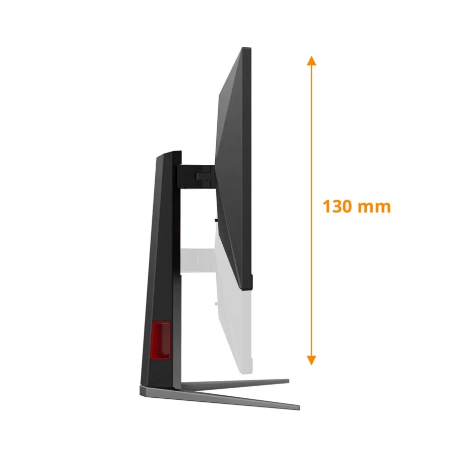 AOC 24G4HA 23,8″ 200 Hz Fast IPS Full HD mängurimonitor, HDR10, 1 ms, reguleeritav kõrgus, must/punane, sisseehitatud kõlaritega – 10