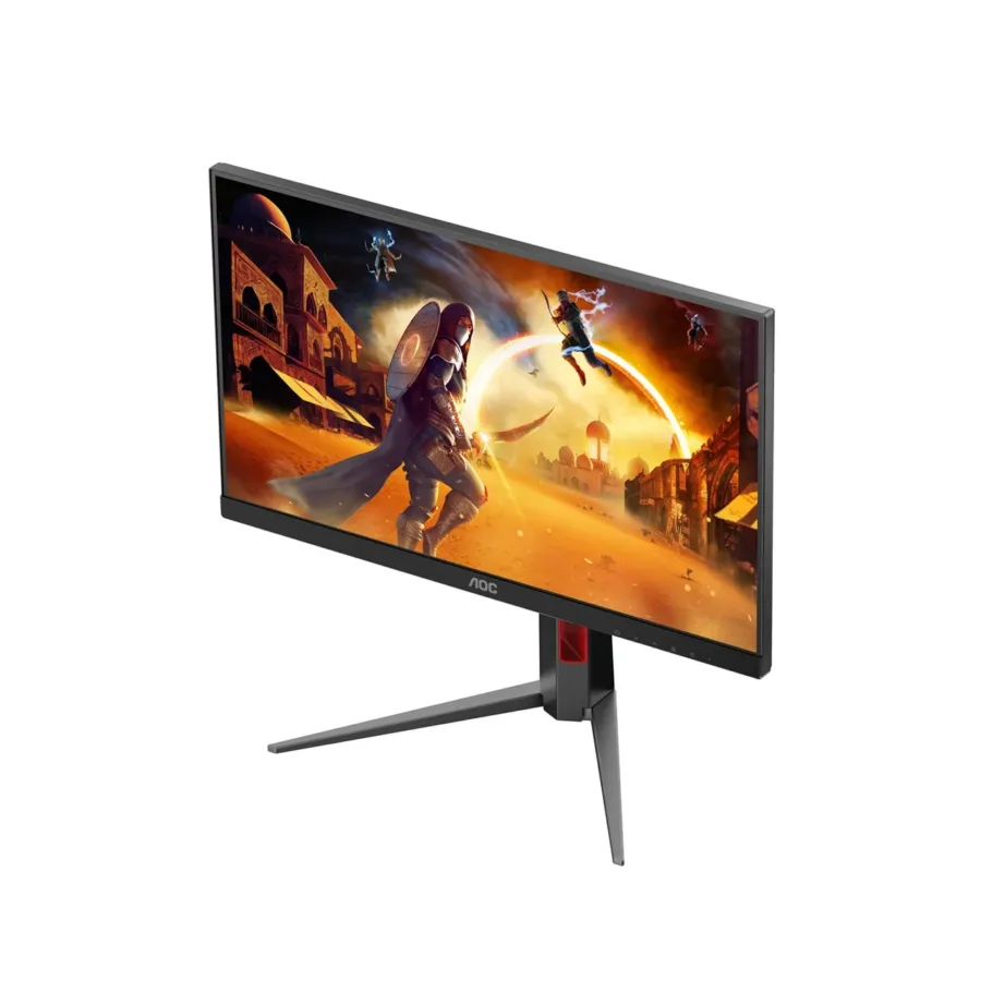 AOC 24G4HA 23,8″ 200 Hz Fast IPS Full HD mängurimonitor, HDR10, 1 ms, reguleeritav kõrgus, must/punane, sisseehitatud kõlaritega – 11