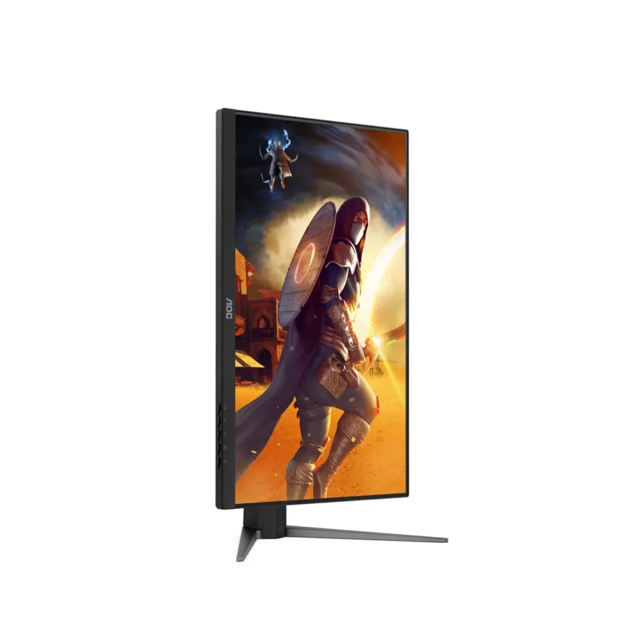 AOC 24G4HA 23,8″ 200 Hz Fast IPS Full HD mängurimonitor, HDR10, 1 ms, reguleeritav kõrgus, must/punane, sisseehitatud kõlaritega – 12