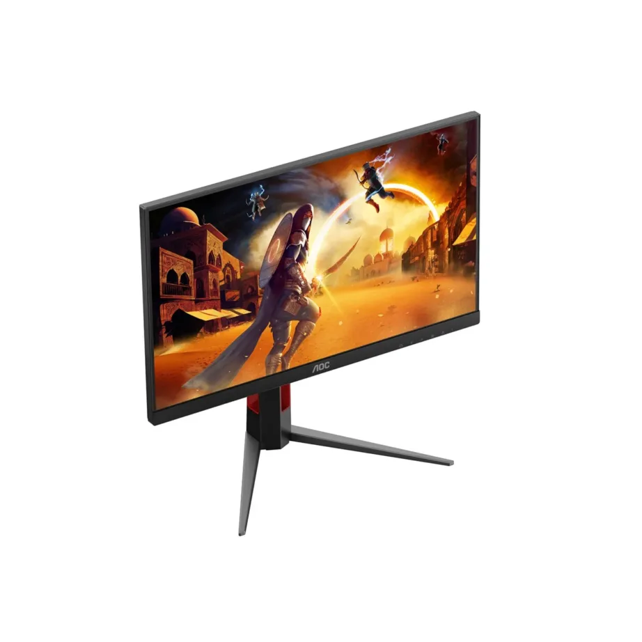 AOC 24G4HA 23,8″ 200 Hz Fast IPS Full HD mängurimonitor, HDR10, 1 ms, reguleeritav kõrgus, must/punane, sisseehitatud kõlaritega – 6