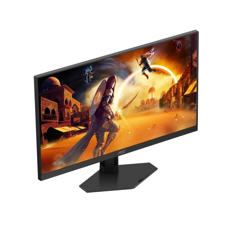 AOC 24G4HRE 23,8″ (60,5 cm) Full HD 200 Hz Fast IPS mängurimonitor musta raamita disainiga, HDR10, NVIDIA G-SYNC, reguleeritav alus, sisseehitatud kõlarid – 12