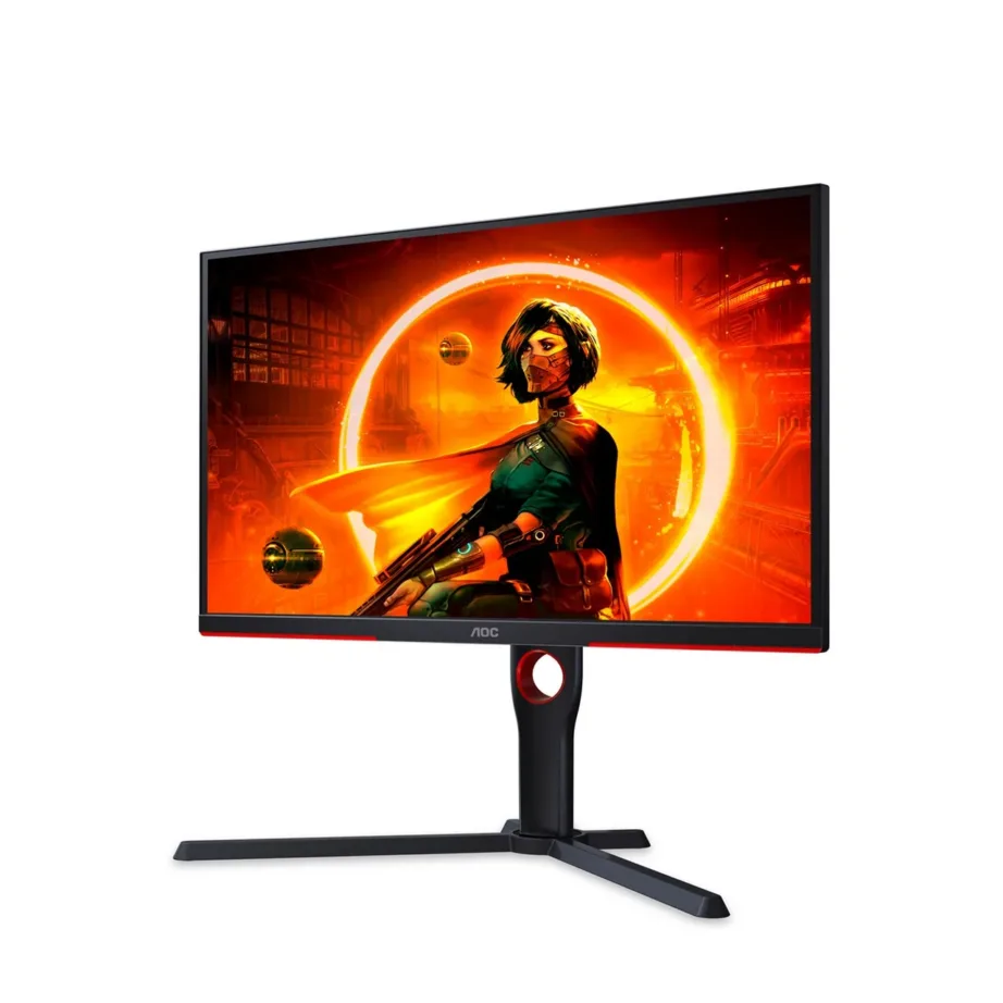 AOC 25G3ZM/BK 24,5″ 240Hz Full HD mängurimonitor, FreeSync Premium, must/punane, kõrguse reguleerimine – 12