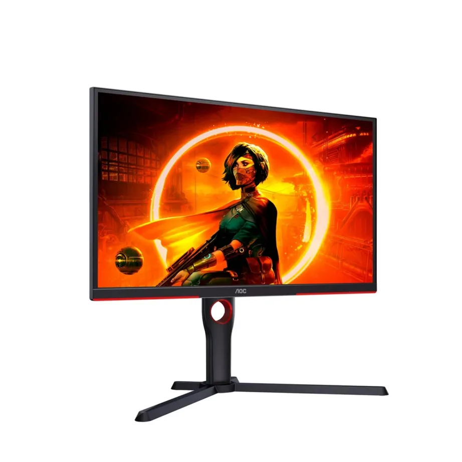 AOC 25G3ZM/BK 24,5″ 240Hz Full HD mängurimonitor, FreeSync Premium, must/punane, kõrguse reguleerimine – 13