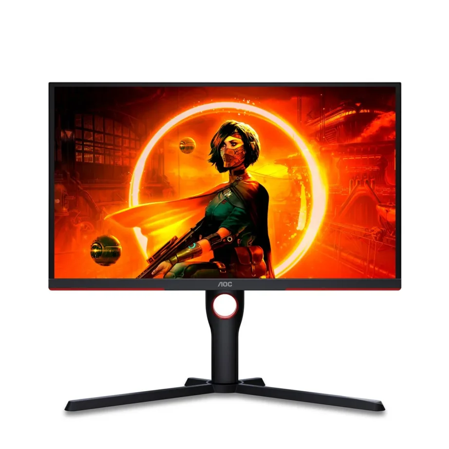 AOC 25G3ZM/BK 24,5″ 240Hz Full HD mängurimonitor, FreeSync Premium, must/punane, kõrguse reguleerimine – 9