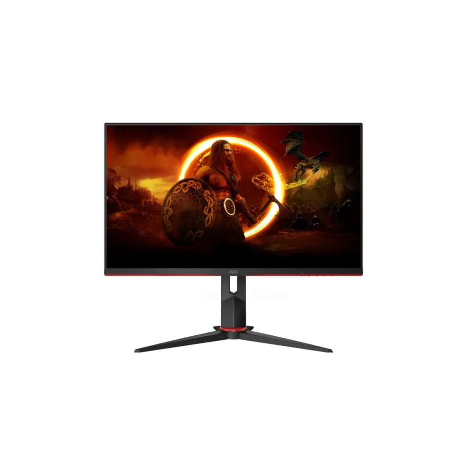 AOC 27G2ZN3/BK 27″ 280Hz Fast VA Full HD mängurimonitor, 1920×1080, HDR10, must/punane, ergonoomiline, HDMI/DP – 4