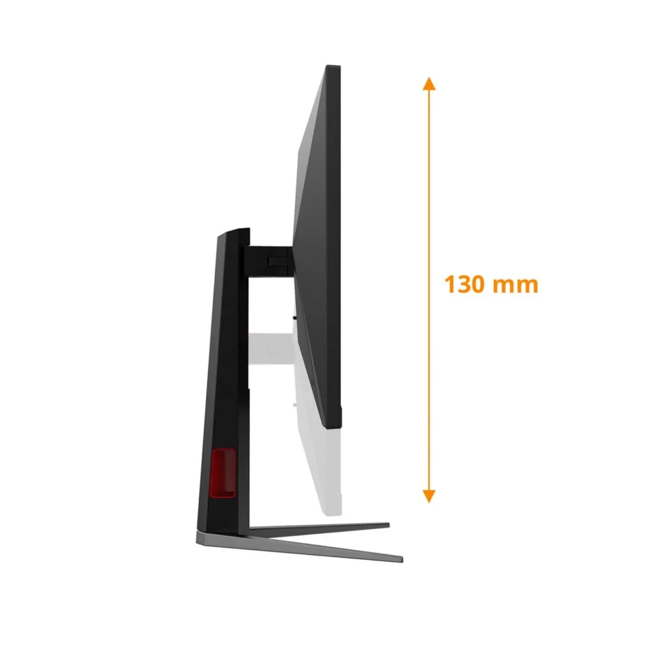 AOC 27G4HA 27″ (68,6 cm) 200 Hz Fast IPS Full HD mängurimonitor, HDR10, Adaptive Sync, 2xHDMI/DP, kõrguse reguleerimisega, must/punane – 9