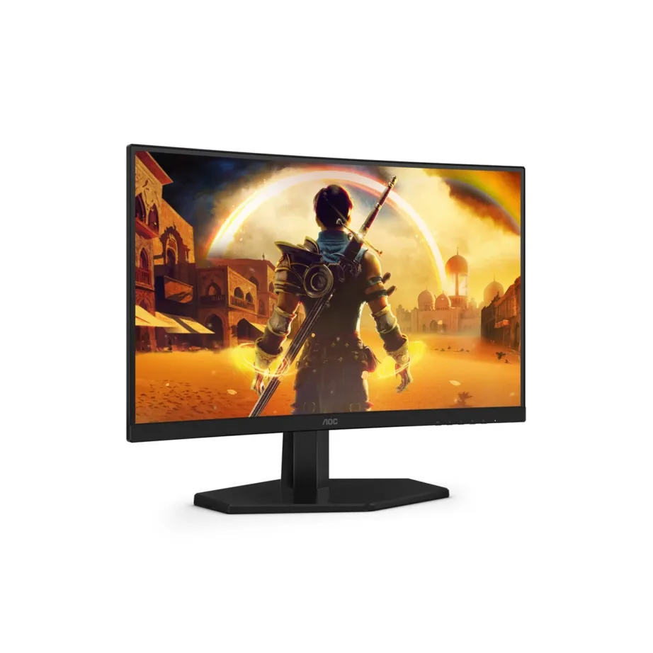 AOC C24G42E 23,6” 180 Hz kumer Full HD LED mängurimonitor, must, VA-paneel, 4 ms, HDR10, sisseehitatud kõlaritega – 3