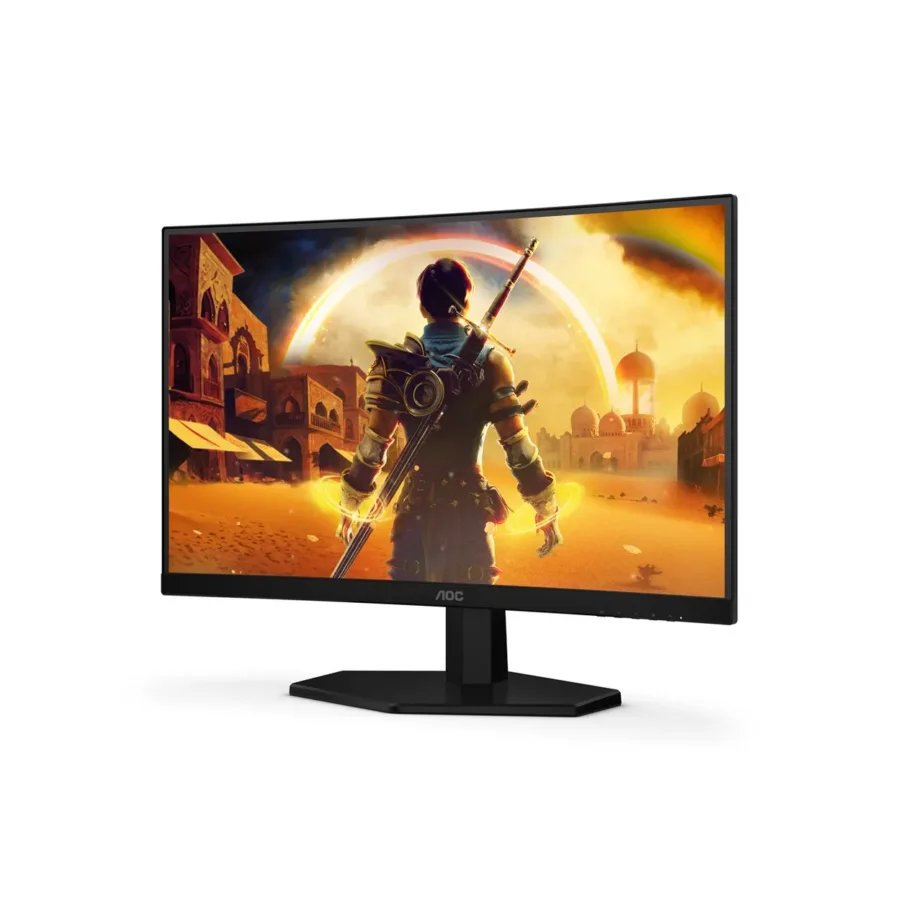 AOC C24G42E 23,6” 180 Hz kumer Full HD LED mängurimonitor, must, VA-paneel, 4 ms, HDR10, sisseehitatud kõlaritega – 4