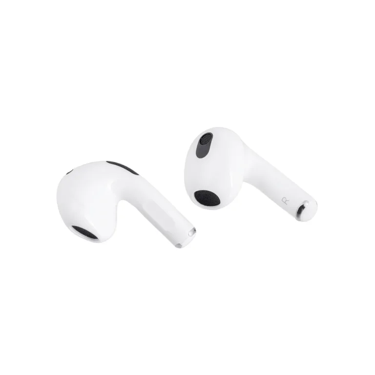 Apple AirPods 3. põlvkond MPNY3TY/A valged IPX4 juhtmevabad in-ear kõrvaklapid Lightning-laadimiskarbiga, H1 kiip, kuni 6 tundi kasutusaega, sobib Apple seadmetele