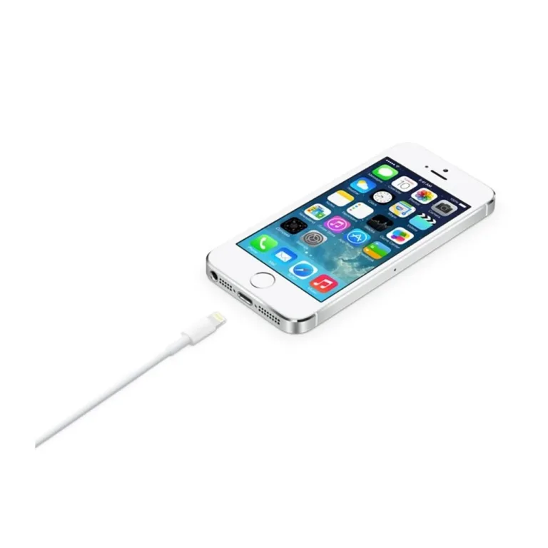 Apple MD819ZM/A 2 m valge Lightning–USB-A 2.0 kaabel iPhone/iPad/iPod jaoks