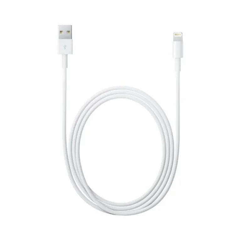 Apple MD819ZM/A 2 m valge Lightning–USB-A 2.0 kaabel iPhone/iPad/iPod jaoks