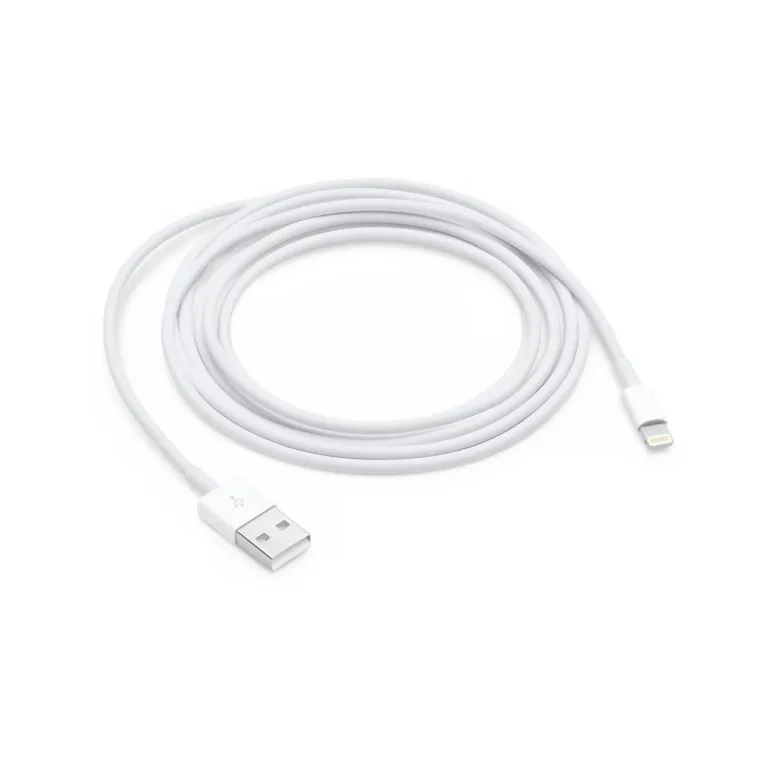 Apple MD819ZM/A 2 m valge Lightning–USB-A 2.0 kaabel iPhone/iPad/iPod jaoks