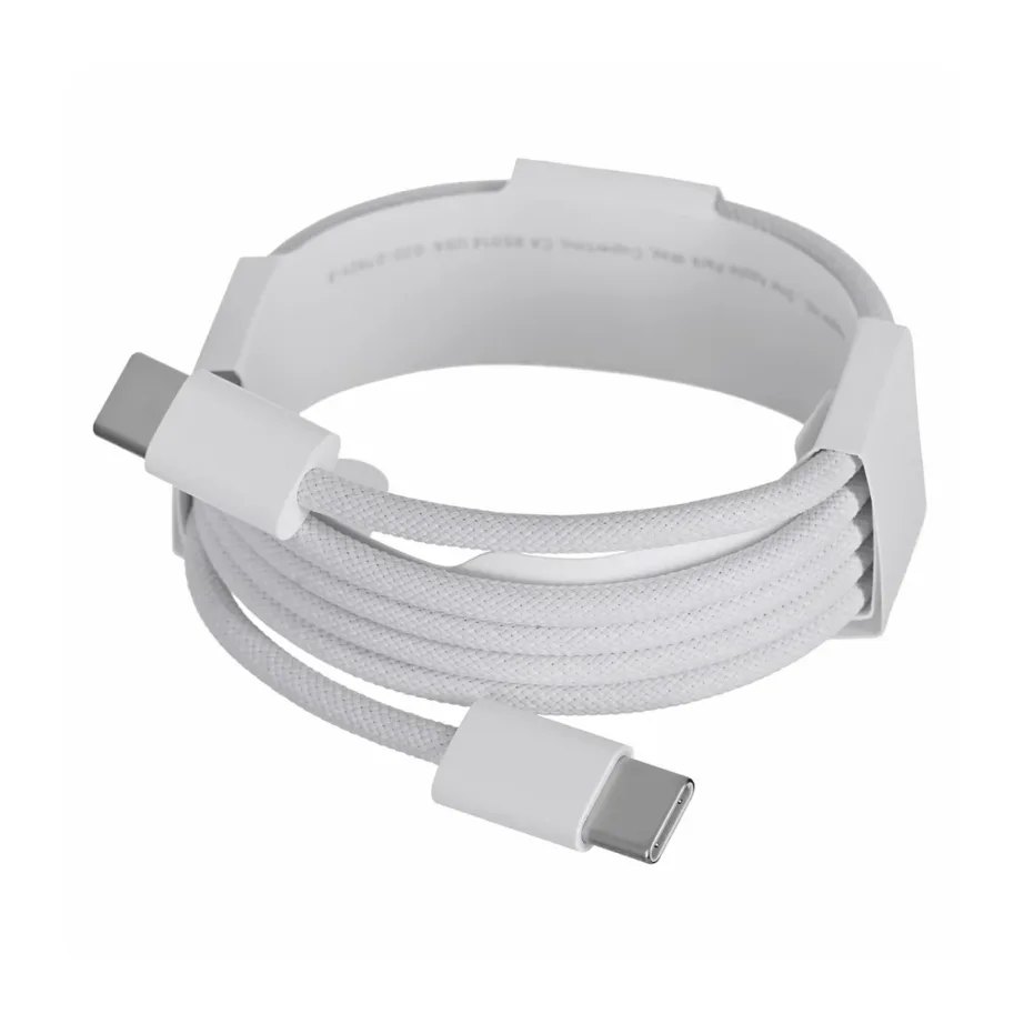 Apple MQKJ3ZM/A 1m USB-C–USB-C punutud kaabel kiireks laadimiseks ja andmeedastuseks – 5