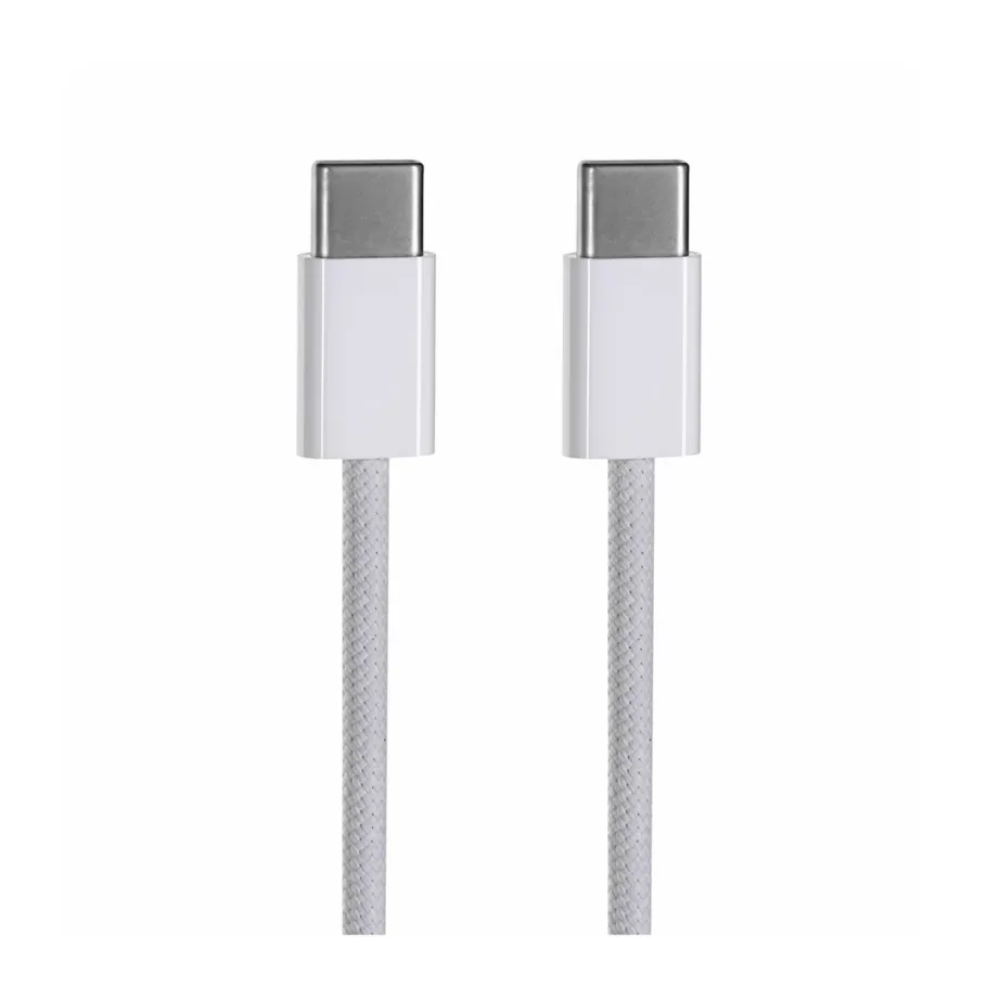 Apple MQKJ3ZM/A 1m USB-C–USB-C punutud kaabel kiireks laadimiseks ja andmeedastuseks