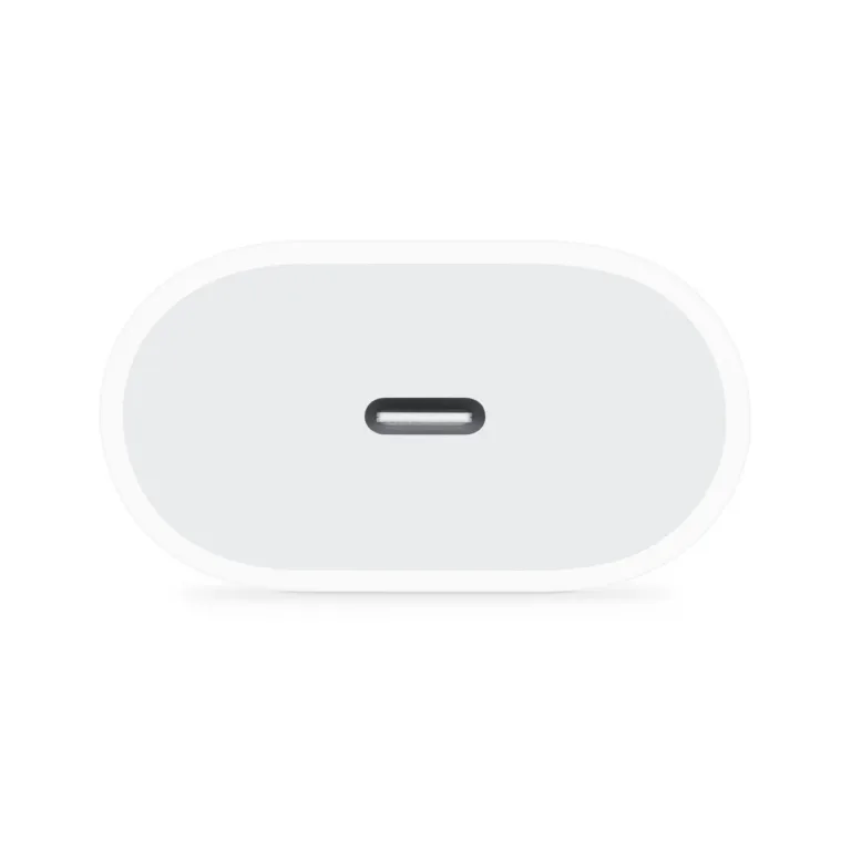Apple MUVV3ZM/A 20 W valge USB-C sisetingimuste kiirlaadija ühele seadmele, universaalne ühilduvus iPhone'i, iPadi ja AirPodsi seadmetega