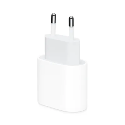 Apple MUVV3ZM/A 20 W valge USB-C sisetingimuste kiirlaadija ühele seadmele, universaalne ühilduvus iPhone'i, iPadi ja AirPodsi seadmetega