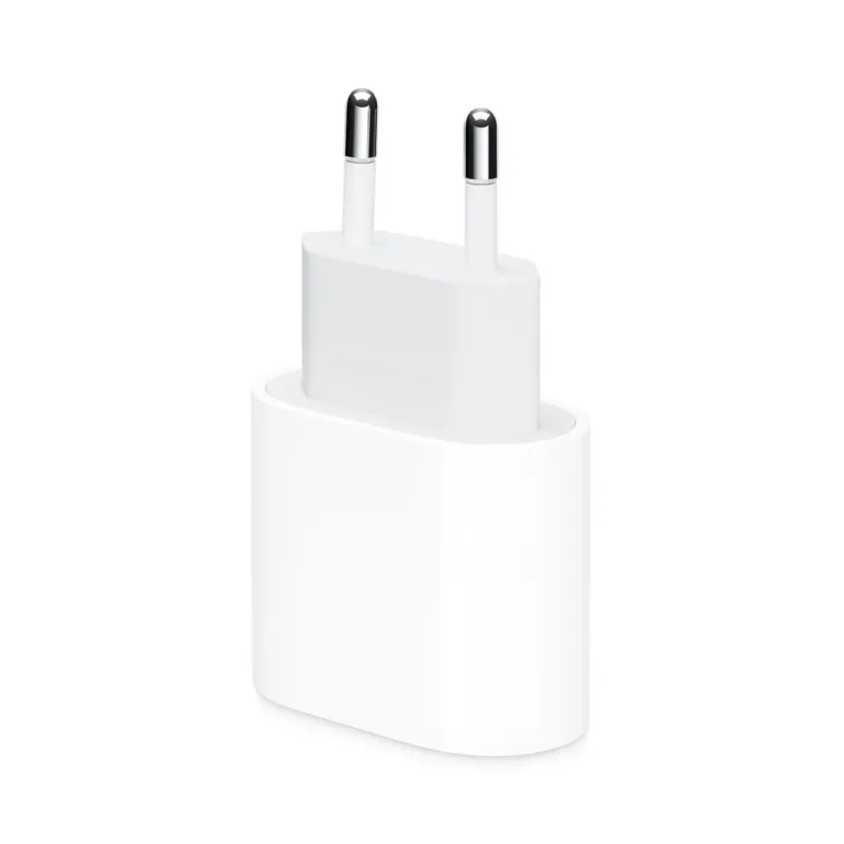 Apple MUVV3ZM/A 20 W valge USB-C sisetingimuste kiirlaadija ühele seadmele, universaalne ühilduvus iPhone'i, iPadi ja AirPodsi seadmetega