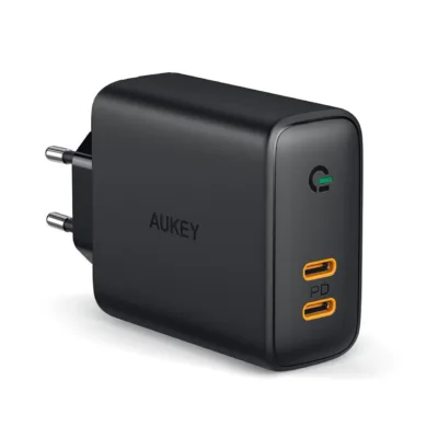 AUKEY PA-D2 36W must USB-C seinalaadija, 64x60x29 mm, ühilduv iPhone, iPad, MacBook, Samsung, Nintendo Switch