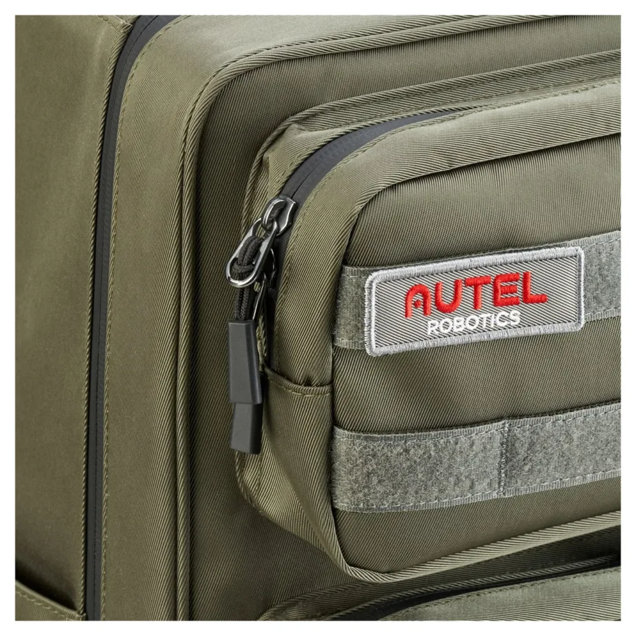Autel EVO Max roheline seljakott võrktasku ja tõmblukuga droonitarvikute kaasaskandmiseks – 7