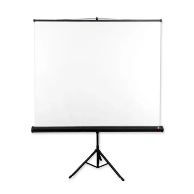 Avtek Tripod Standard 175 175x175 cm mattvalge manuaalne projektoriekraan musta korpusega, 1:1