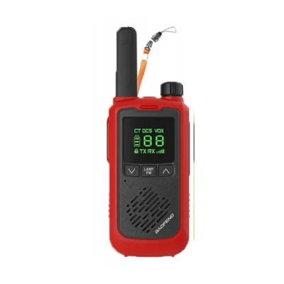 Baofeng BF-T17 2 tk 16-kanaliline 400–470 MHz punane laste raadiosaatjate komplekt, 1500 mAh aku, VOX-funktsioon, mürasummutus