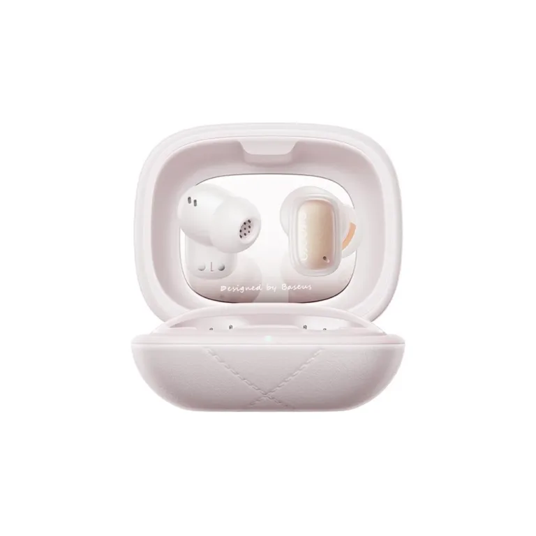 Baseus AirNora 3 roosad TWS Bluetooth 5.4 juhtmevabad in-ear kõrvaklapid ANC-ga, laadimiskarbi ja mikrofoniga, 30 h kuulamisaega, mudel A00076701413-00