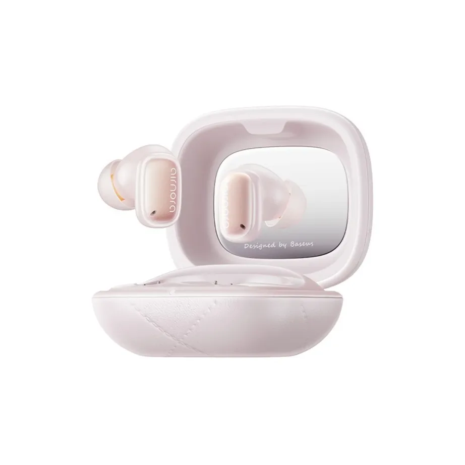 Baseus AirNora 3 roosad TWS Bluetooth 5.4 juhtmevabad in-ear kõrvaklapid ANC-ga, laadimiskarbi ja mikrofoniga, 30 h kuulamisaega, mudel A00076701413-00