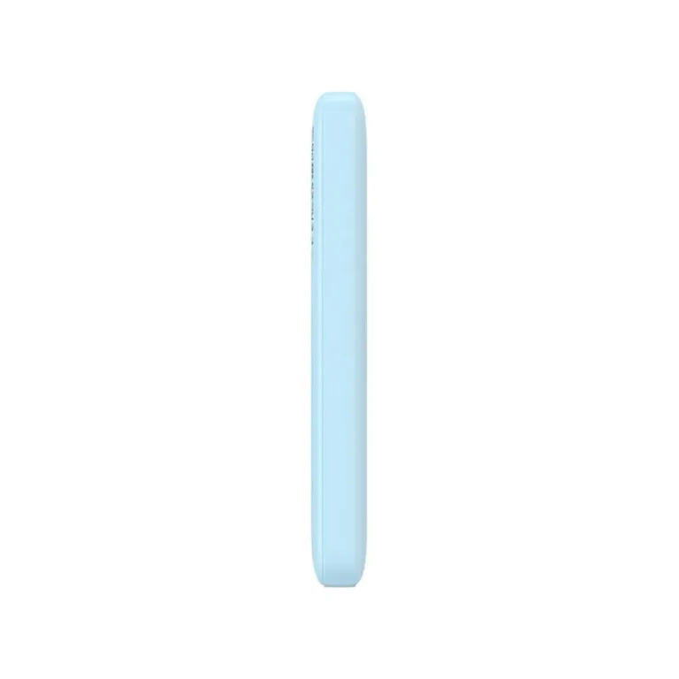 Baseus Airpow P10022801313-00 10000mAh 20W sinine liitium-polümeer toitepank, kahe seadme samaaegseks laadimiseks, USB-C/USB-A/Micro-USB, LED-indikaatorid, kaasas kaabel