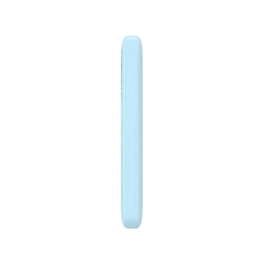 Baseus Airpow P10022801313-00 10000mAh 20W sinine liitium-polümeer toitepank, kahe seadme samaaegseks laadimiseks, USB-C/USB-A/Micro-USB, LED-indikaatorid, kaasas kaabel – 4