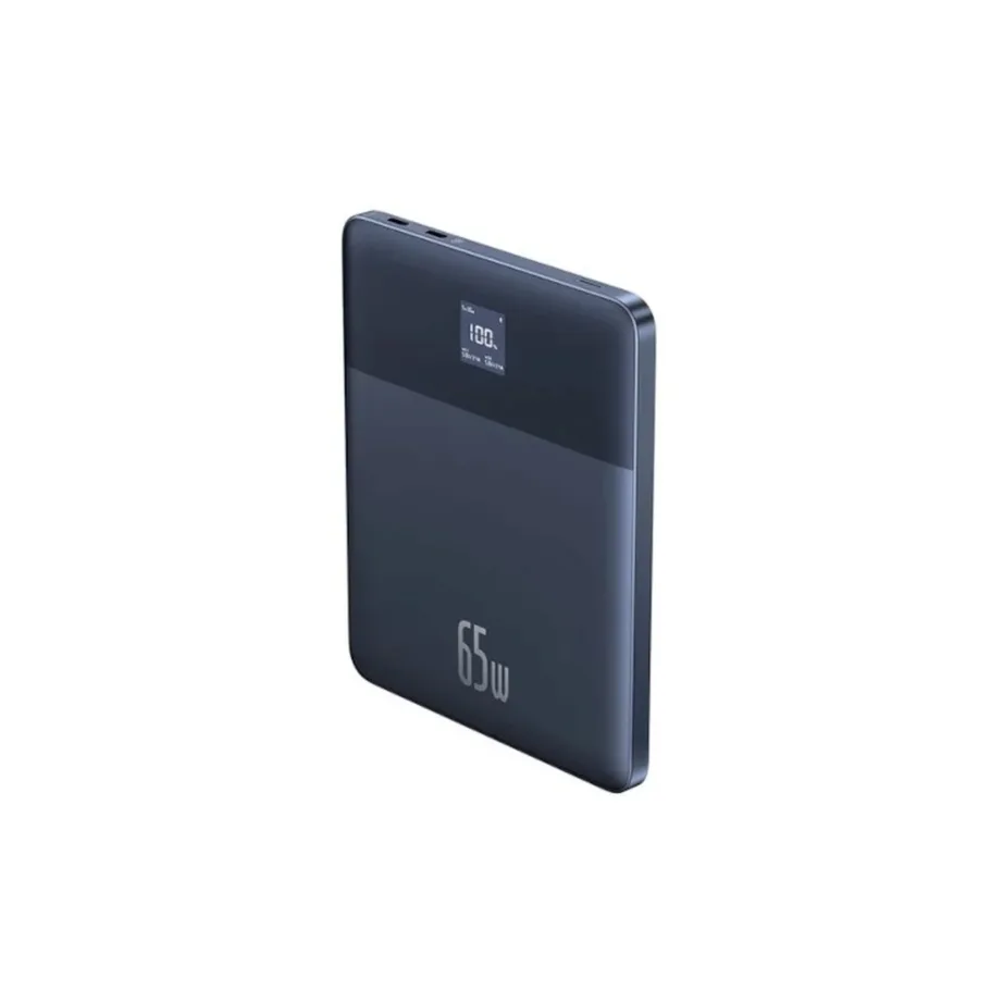 Baseus Blade2 P10063801323-00 12000 mAh sinine 65W kiirlaadimisega USB-C akupank, sisseehitatud ekraani ja kaitsega, 2 seadme samaaegseks laadimiseks – 2