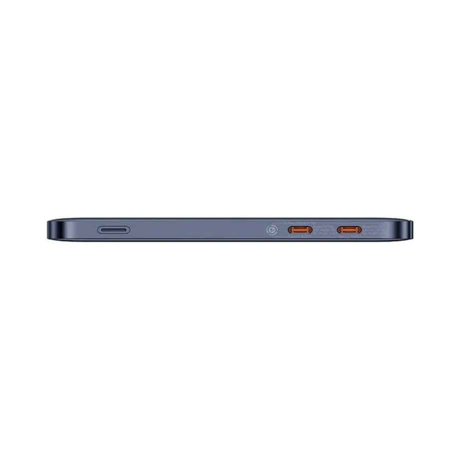 Baseus Blade2 P10063801323-00 12000 mAh sinine 65W kiirlaadimisega USB-C akupank, sisseehitatud ekraani ja kaitsega, 2 seadme samaaegseks laadimiseks – 6