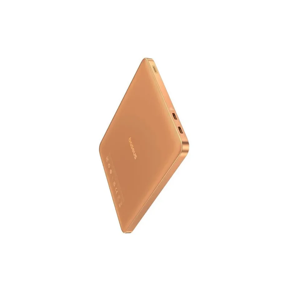 Baseus Blade2 P10063801733-00 12000mAh 65W oranž üliõhuke kiirlaadimisega USB-C akupank sülearvutile ja nutiseadmetele – 3