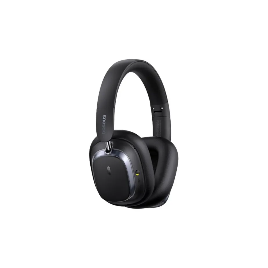 Baseus Bowie H1s mustad Bluetooth 5.4 juhtmevabad aktiivse mürasummutusega kõrvaklapid, 800 mAh aku, mikrofoniga, pea peale – 3