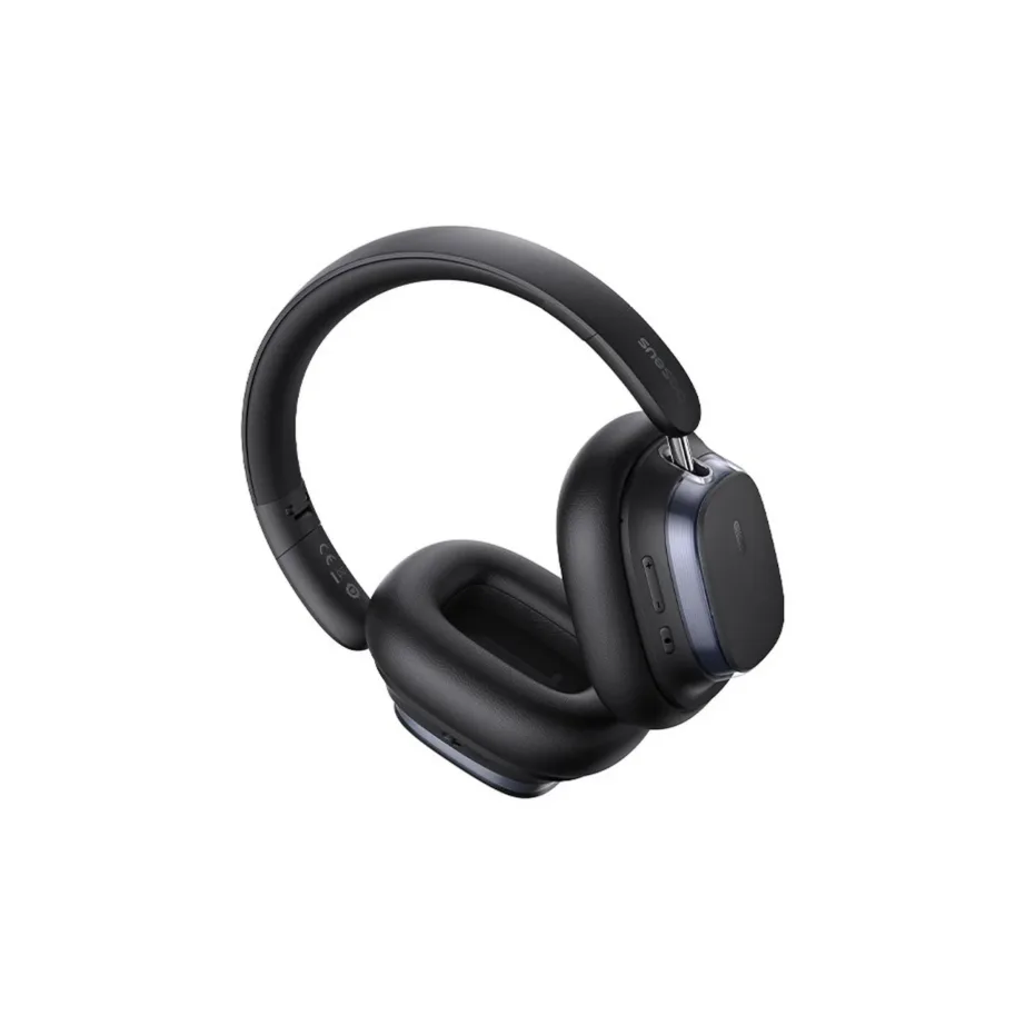 Baseus Bowie H1s mustad Bluetooth 5.4 juhtmevabad aktiivse mürasummutusega kõrvaklapid, 800 mAh aku, mikrofoniga, pea peale – 6
