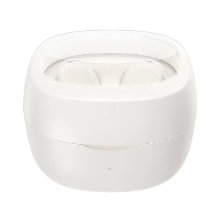 Baseus Bowie WM02 valged TWS in-ear juhtmevabad kõrvaklapid laadimiskarbiga, Bluetooth 5.3, kuni 25 h aku, USB-C