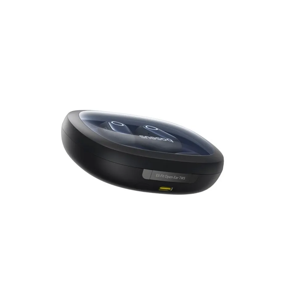 Baseus Eli Fit A00073200123-00 mustad avatud tüüpi IPX4 Bluetooth 5.3 juhtmevabad open-ear kõrvaklapid (behind-the-ear), USB-C, 7,5 tundi aku, muusika ja kõnede jaoks – 3