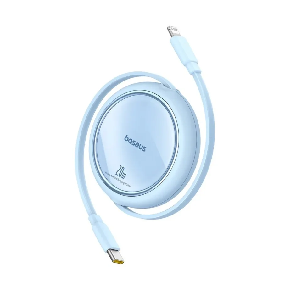 Baseus Free2Pull P10364501311-00 1 m sinine USB-C–Lightning 20 W kiirlaadimisega tagasitõmmatav kaabel Apple’i seadmetele – 3