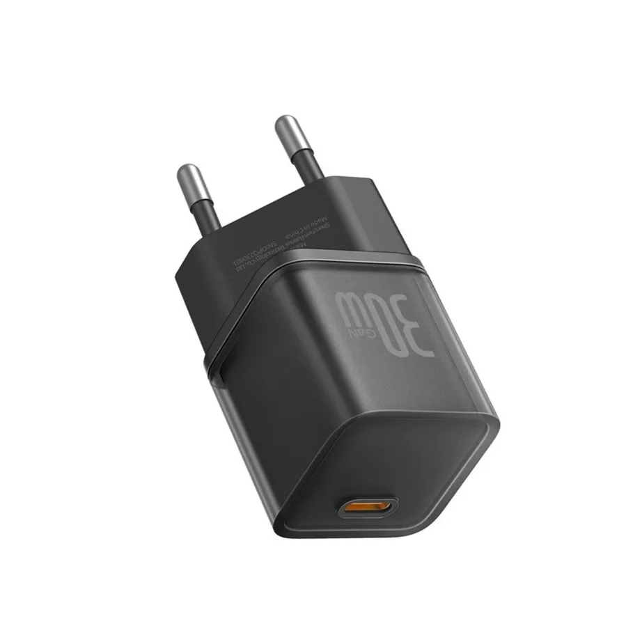 Baseus GAN5S P10162504113-00 30 W must USB-C GaN kiirlaadija universaalse PD-toega - 4
