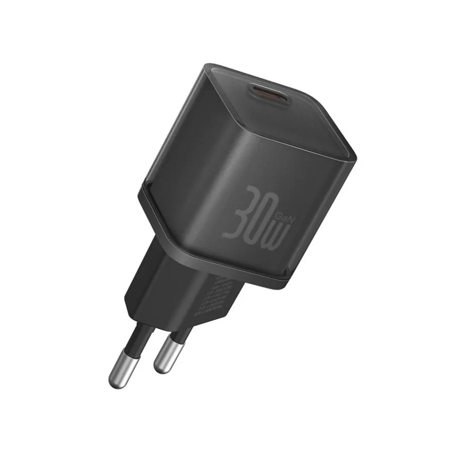 Baseus GAN5S P10162504113-00 30 W must USB-C GaN kiirlaadija universaalse PD-toega - 5