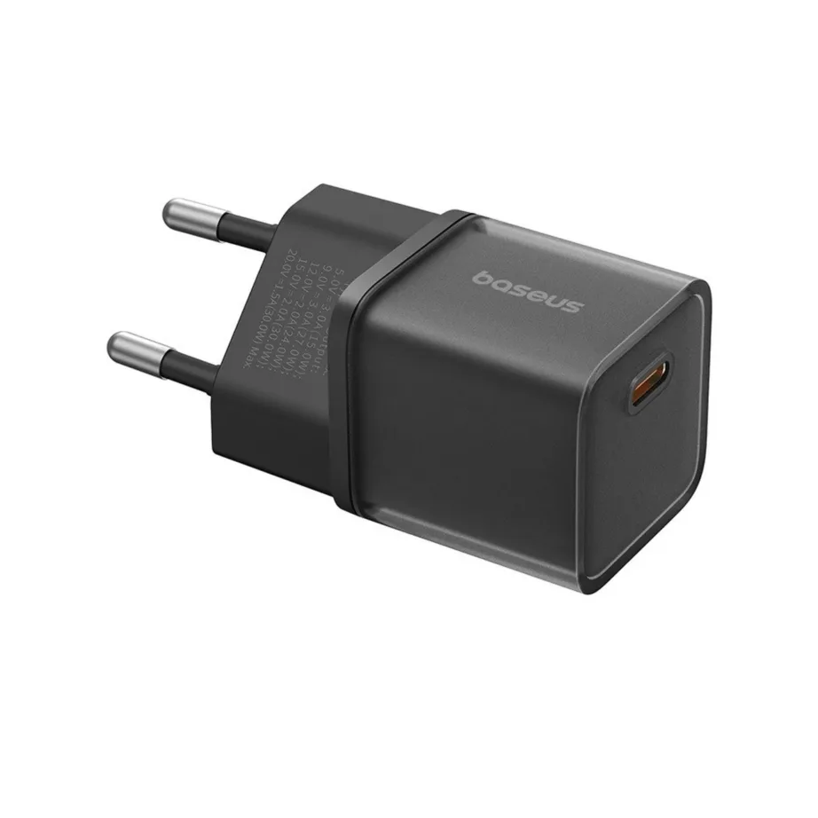 Baseus GAN5S P10162504113-00 30 W must USB-C GaN kiirlaadija universaalse PD-toega - 6