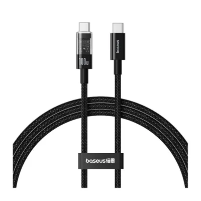 Baseus Gem P10373000111-00 1 m 100 W must USB-C to USB-C nailonist kiirlaadimiskaabel