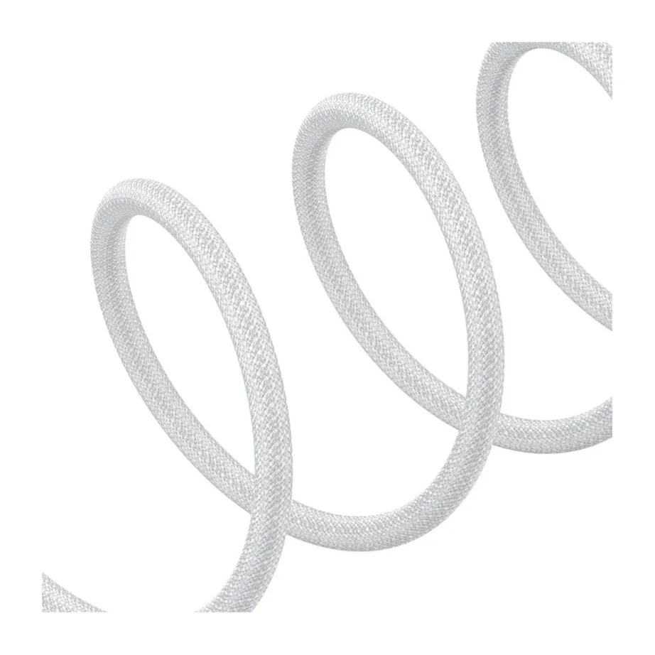 Baseus Gem P10373000211-01 2 m 100 W valge USB-C kiirlaadimiskaabel nailonkattega – 5