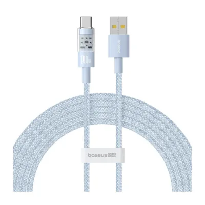 Baseus Gem P10373002311-01 2 m 100W sinine nailonist USB-A – USB-C kiirlaadimiskaabel