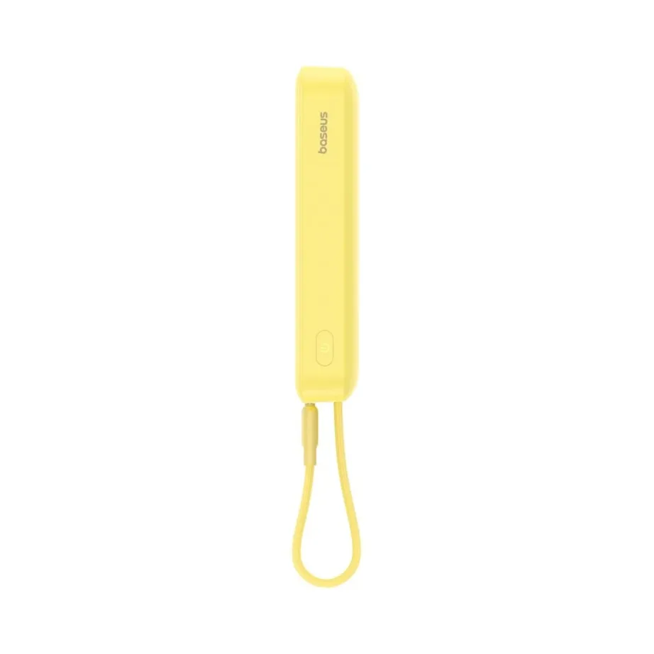 Baseus Magnetic Mini P10022109Y23-00 10000mAh 20W MagSafe kollane juhtmevaba akupank Lightning- ja USB-C laadimisega – 3