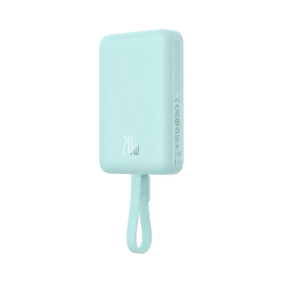 Baseus P10022109333-00 10 000 mAh 20W sinine MagSafe juhtmevaba akupank USB-C/Lightning kaabliga – 3