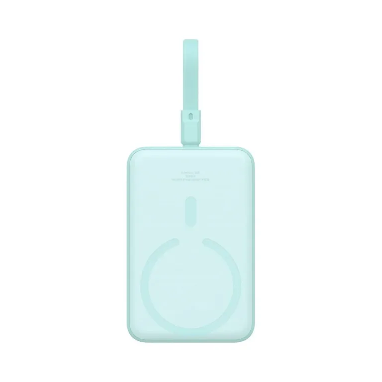 Baseus P10022109333-00 10 000 mAh 20W sinine MagSafe juhtmevaba akupank USB-C/Lightning kaabliga