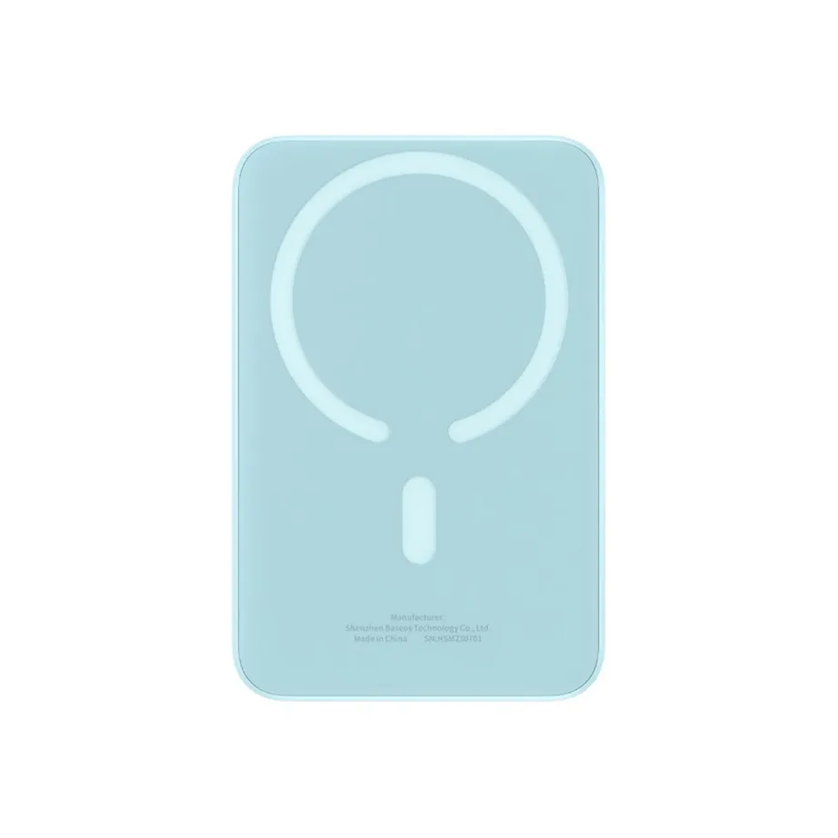 Baseus P10059001313-00 10000 mAh sinine MagSafe USB-C ja juhtmevaba akupank 20W – 6