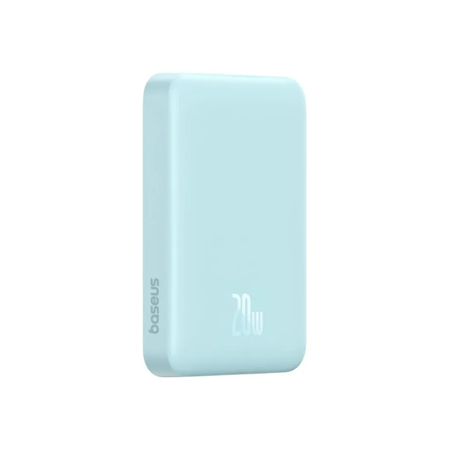 Baseus P10059001313-00 10000 mAh sinine MagSafe USB-C ja juhtmevaba akupank 20W – 8