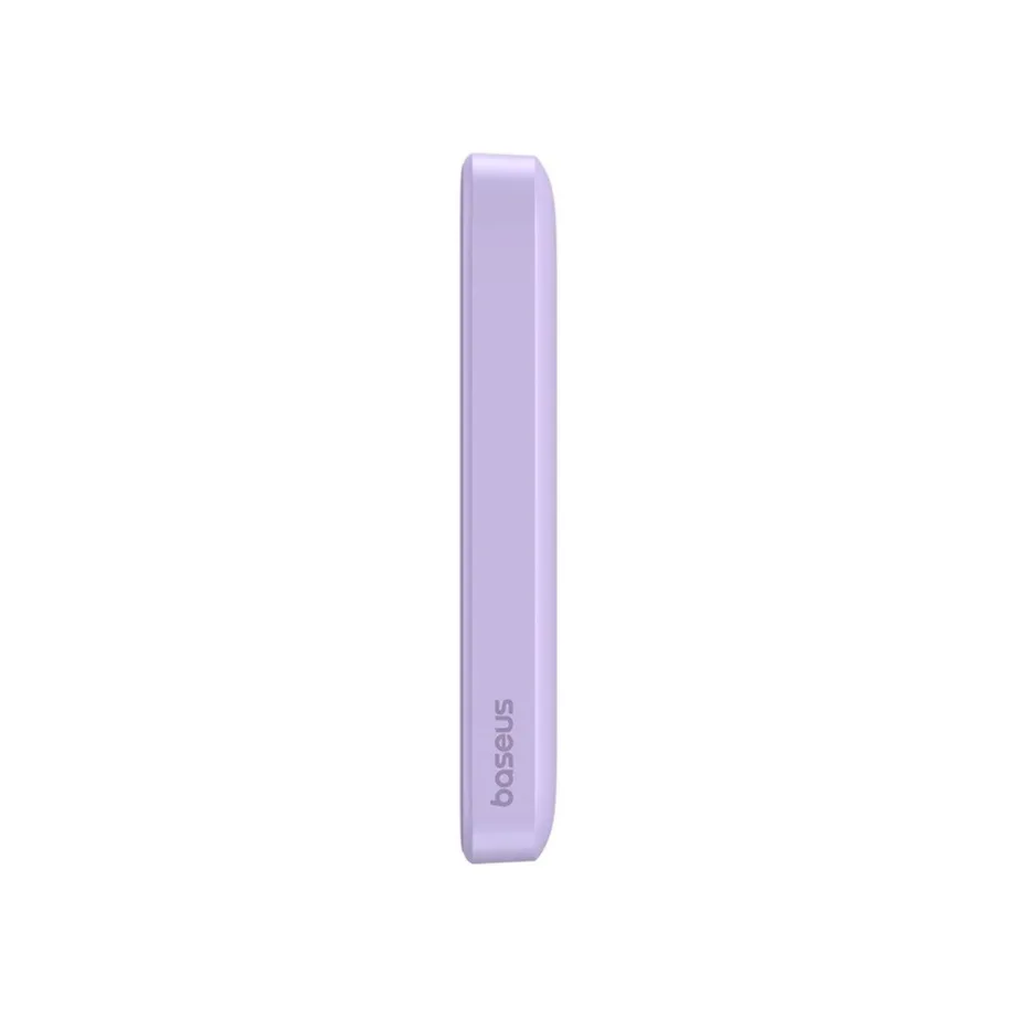 Baseus P10059002513-00 6000mAh 20W lilla MagSafe-iga ühilduv kaasaskantav akupank USB-C ja USB-A portidega – 7