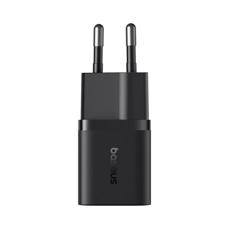 Baseus P10110909113-00 25W USB-C GaN kiirlaadija, must, koos USB-C kaabliga